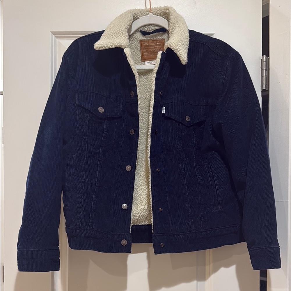 Levi's Relaxed Fit Corduroy Sherpa-Lined Jacket